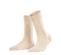 FALKE Damen Socken Sensitive Berlin W So Wolle Baumwolle mit Komfortbund 1 Paar, Beige Linen Melange 4541, 35-38
