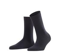 FALKE Damen Socken - Softmerino SO, Kurzsocken, einfarbig Navy 41-42