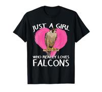 Falke Falknerei Falkner Damen Mädchen liebt Falken T-Shirt
