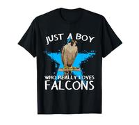 Falke Falknerei Falkner Herren Junge liebt Falken T-Shirt