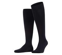 FALKE Family Herren Kniestrümpfe, 43-46, Blau, Uni, 15657-637503