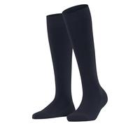 FALKE Damen Kniestrümpfe Family W Kh – nachhaltige Baumwolle, lang – Space Blue 6116, 39-42