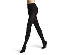 FALKE Damen Strumpfhose Family W Ti – nachhaltige Baumwolle, einfarbig – Schwarz 44-46