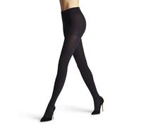 FALKE Damen Strumpfhose Family W Ti nachhaltige Baumwolle einfarbig 1 Stück, Blau Dark Navy 6379, 40-42