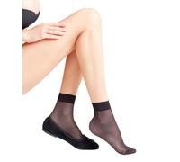 Falke Damen Socken Seidenglatt 15 DEN 35-38, Black (3009)