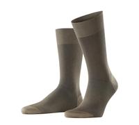 FALKE Herren Socken Fine Shadow M So Baumwolle gemustert 1 Paar, Beige Silbergrau 3930, 43-44