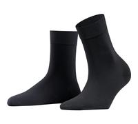 Falke Damen Socken Fine Softness 50 DEN halb-blickdicht einfarbig Blau (Dark Navy) 39-42