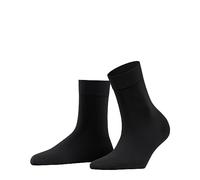 Falke Damen Socken Fine Softness 50 DEN – halb-blickdicht, einfarbig – Schwarz 35-38