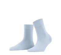 Falke Damen Socken Fine Softness 50 DEN halb-blickdicht einfarbig Blau (Light Blue 6594) 35-38