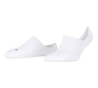 FALKE Damen Füßlinge Cool Kick Invisible W In weich atmungsaktiv schnelltrocknend unsichtbar einfarbig 1 Paar, Weiß White 2000, 37-38