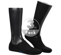 Falke Füßlinge Herren Schurwolle schwarz, 42-43