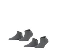 FALKE Happy 2-Pack Sneakersocken light greymel. (3390), 39-42
