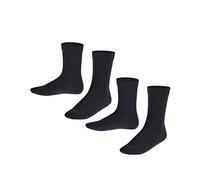 Falke Kinder Socken Happy 2er-Pack Kurzsocken Baumwolle Dunkelblau 27-30