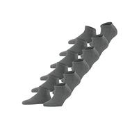 Falke Damen Sneakersocken Happy Bundle 49002-3390 – 6 Paar kurz Baumwolle Light Grey Melange 35-38