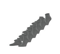 FALKE Happy 6-Pack Sneakersocken light greymel. (3390), 39-42