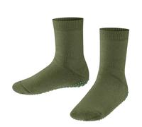 Falke Kinder Stoppersocken Catspads K HP Baumwolle/Wolle rutschhemmende Noppen Sern Green 7681 31-34