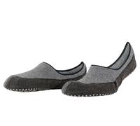 FALKE Herren Stoppersocken Cosyshoe Invisible M HP Schurwolle rutschhemmende Noppen 1 Paar, Grau (Light Grey 3400), 37-38