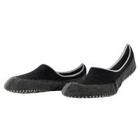 FALKE Stoppersocken Cosyshoe Invisible M Hp Wolle rutschhemmende Noppen 1 Paar, Schwarz Black 3000, 37-38