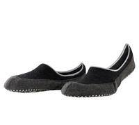 FALKE Stoppersocken Cosyshoe Invisible M Hp Wolle rutschhemmende Noppen 1 Paar, Schwarz Black 3000, 45-46