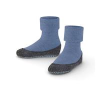 Falke Hausschuhe Cosyshoe Minis (leichte, wärmende Merinowolle) blau Kinder, Größe 25-26
