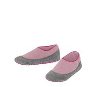 Falke Hausschuhe Cosyshoe Wärmende Merinowolle Pink/Grau Kinder Größe 25-26