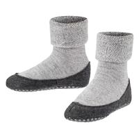 FALKE Stoppersocken Cosyshoe K Hp Wolle rutschhemmende Noppen 1 Paar, Grau Light Grey 3400, 35-36