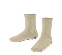 FALKE Unisex Kinder Stoppersocken Catspads K Hp Baumwolle rutschhemmende Noppen 1 Paar, Beige Sand Melange 4650, 19-22