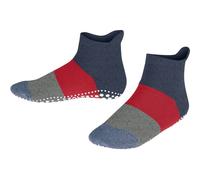 FALKE Haussocken Colour Block (12022) 35-38 dark blue mel. (6688)