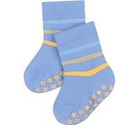 FALKE Haussocken Multi Stripe Vollplüsch-Strumpf aus Baumwolle (12181) 62-68 light blue (6755)