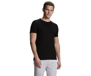 FALKE Herren 68050 T-Shirt 2er Pack, Schwarz, 3XL