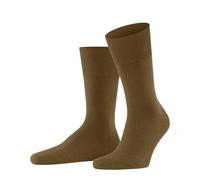 FALKE Herren Socken Airport Plus M So Wolle Baumwolle einfarbig 1 Paar, Gelb Old Brass 1220, 41-42