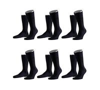 FALKE Herren Airport Socken Strümpfe 14435 6 Paar, dark navy-6370, 41/42