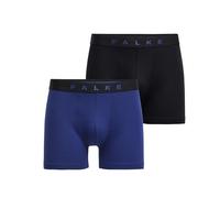 FALKE Herren Boxershorts Daily Comfort Boxer Colour Multipack M Bx Baumwolle atmungsaktiv 2 Stück, Blau Black Blue Mix 0020, 3XL