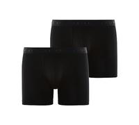 FALKE Herren Daily Comfort 2-Pack M BX Baumwolle atmungsaktiv 2 Stück Boxershorts, Schwarz (Black 3000), M (2er Pack)