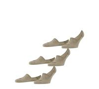 FALKE Herren Füßlinge Family Invisible Multipack M In Baumwolle unsichtbar einfarbig 3 Paar, Beige Sand Melange 4650, 47-50