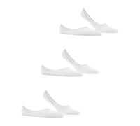 FALKE Herren Füßlinge Invisible Step Medium Cut Multipack M In Baumwolle unsichtbar einfarbig 3 Paar, Weiß White 2000, 41-42