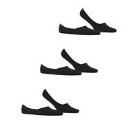 Falke Herren-Füßlinge Invisible Step Medium Cut – 3er-Pack Baumwolle, unsichtbar – Schwarz 47/48