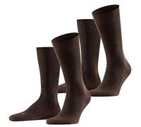 FALKE Herren Functional Socken London 2er Pack, Größe:43-46;Farbe:Brown (5930)