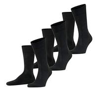 FALKE Herren Socken Sensitive London, Baumwolle, 1 Paar, Schwarz (Black 3000), 47-50