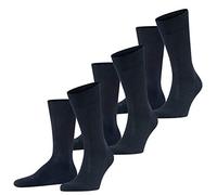 FALKE Herren Socken Sensitive London, Baumwolle, 1 Paar, Blau (Dark Navy 6370), 47-50