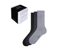 FALKE Herren Happy Box Uni 3-Pack Socken atmungsaktive Baumwolle verstärkte langlebige Herrensocken ein Allrounder Business und Alltag Baumwollstrümpfe einfarbig Multipack in Geschenkbox 3 Paar