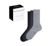 FALKE Herren Happy Box Uni 3-Pack Socken atmungsaktive Baumwolle verstärkte langlebige Herrensocken ein Allrounder Business und Alltag Baumwollstrümpfe einfarbig Multipack in Geschenkbox 3 Paar