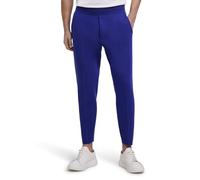 FALKE Herren Hose Basic Trousers Knit M Tr Wolle bequem komfortabel lässig druckfreier Komfortbund 1 Stück, Blau Athletic Blue 6451, L