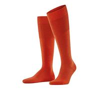 FALKE Herren Kniestrümpfe Airport M Kh Wolle Baumwolle lang einfarbig 1 Paar, Orange Red Clay 8095, 45-46