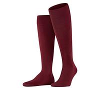 FALKE Herren Kniestrümpfe ClimaWool M Kh Wolle Lyocell lang einfarbig 1 Paar, Rot Scarlet 8228, 45-46