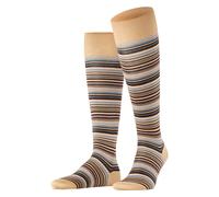 Falke Kniestrümpfe Microblock (Baumwolle) braun/bunt Herren - 1 Paar, Größe 43-44