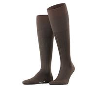 FALKE Herren Kniestrümpfe Milano M Kh Baumwolle lang einfarbig 1 Paar, Braun Brown 5930, 39-40