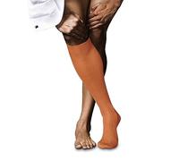 FALKE Herren No. 10 M KH Baumwolle lang einfarbig 1 Paar Chaussettes Longues, Rot (Fire 8150), 43-44