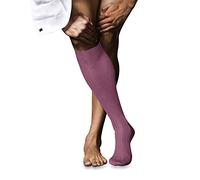 FALKE Herren Kniestrümpfe No. 10 M Kh Baumwolle lang einfarbig 1 Paar, Rot Rose 8680, 41-42