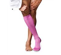 FALKE Herren Kniestrümpfe No. 9, Pure Fil d´Écosse Baumwolle, 1 Paar, Rosa (Peony 8042), 45-46